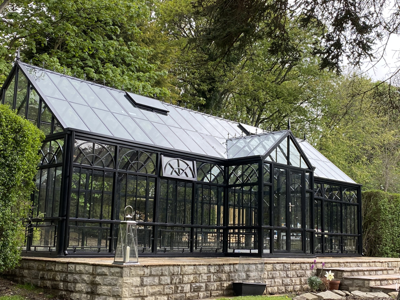Victorian Steel Greenhouse